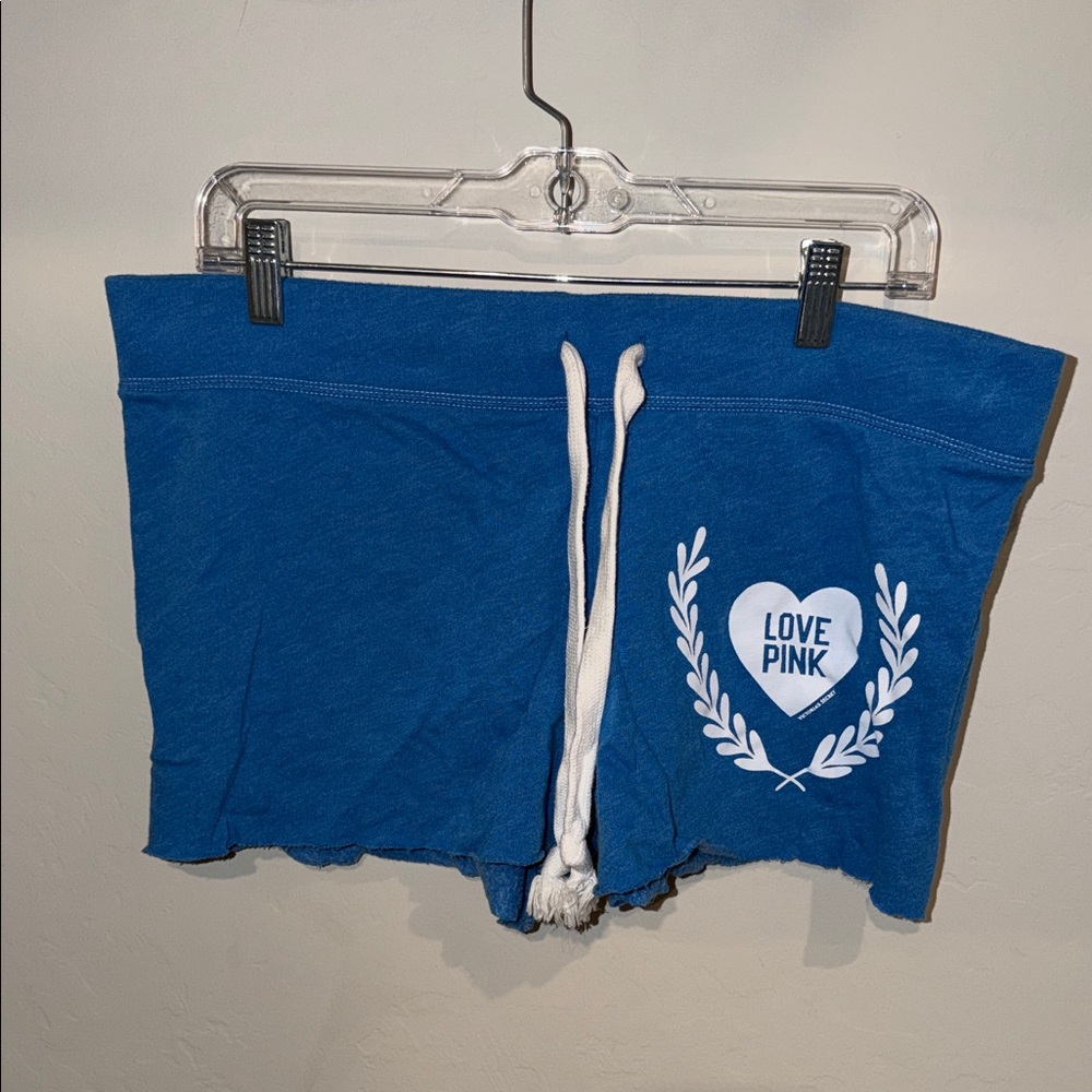 PINK Victoria's Secret Blue Lounge Shorts